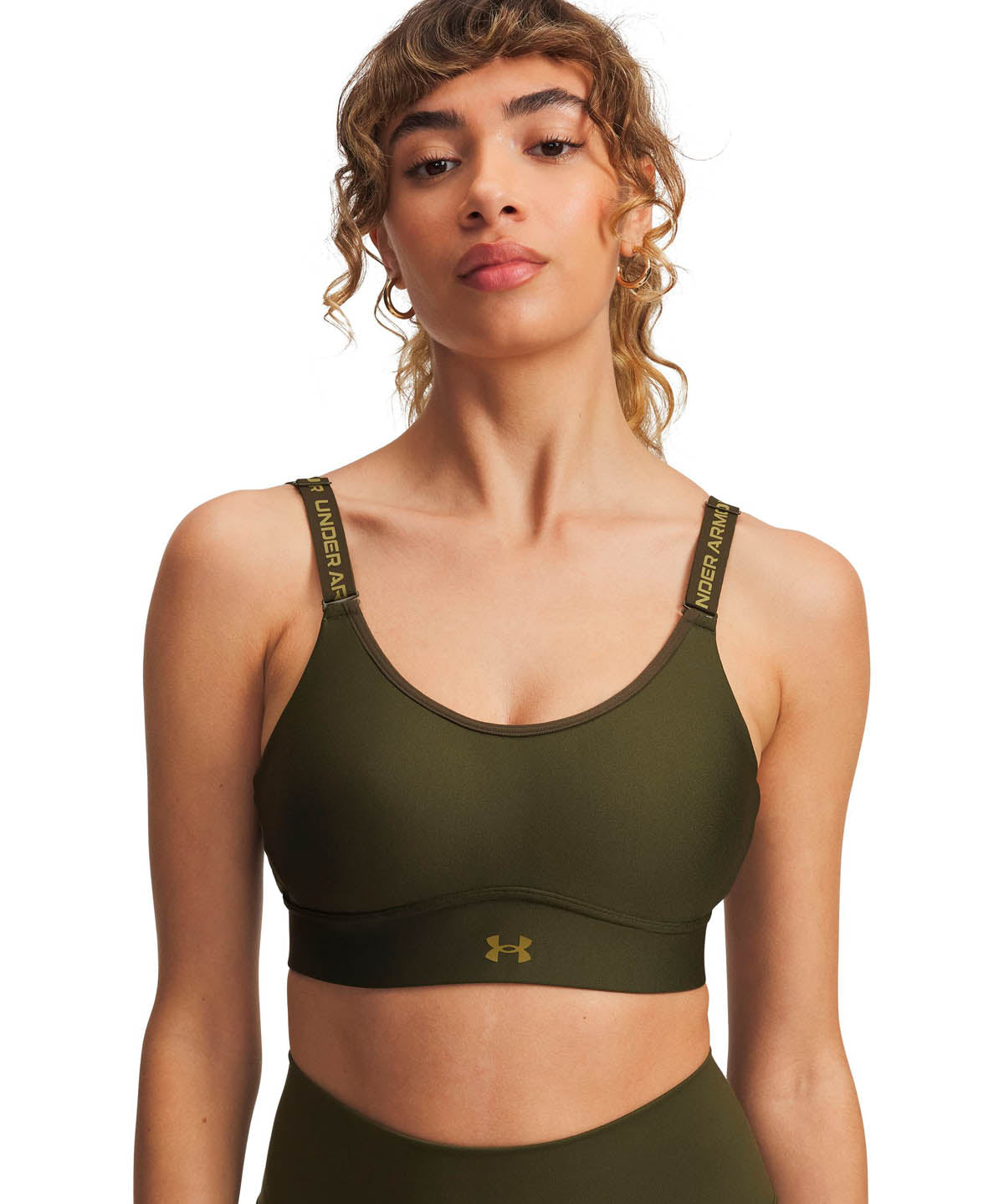 Peto de Entrenamiento para Mujer Infinity Mid 2.0 Verde Under Armour