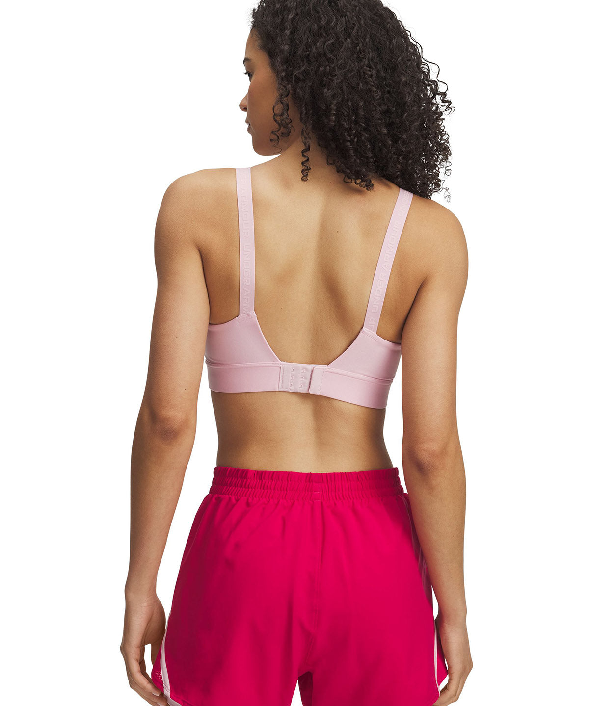 Sostén deportivo Under Armour infinity 2.0 mid rosado para mujer