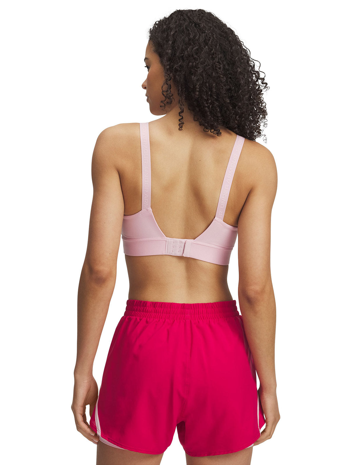 Sostén deportivo Under Armour infinity 2.0 mid rosado para mujer