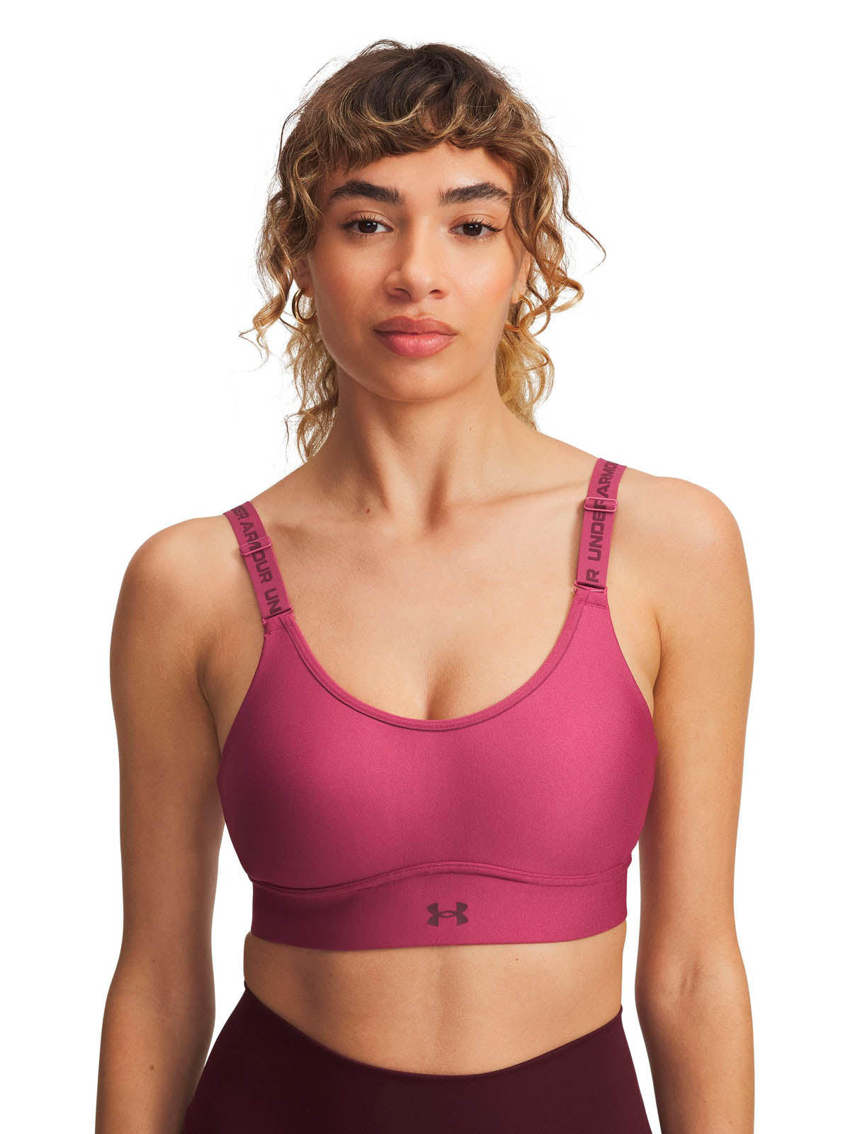 Peto de Entrenamiento para Mujer Infinity Mid 2.0 Rojo Under Armour