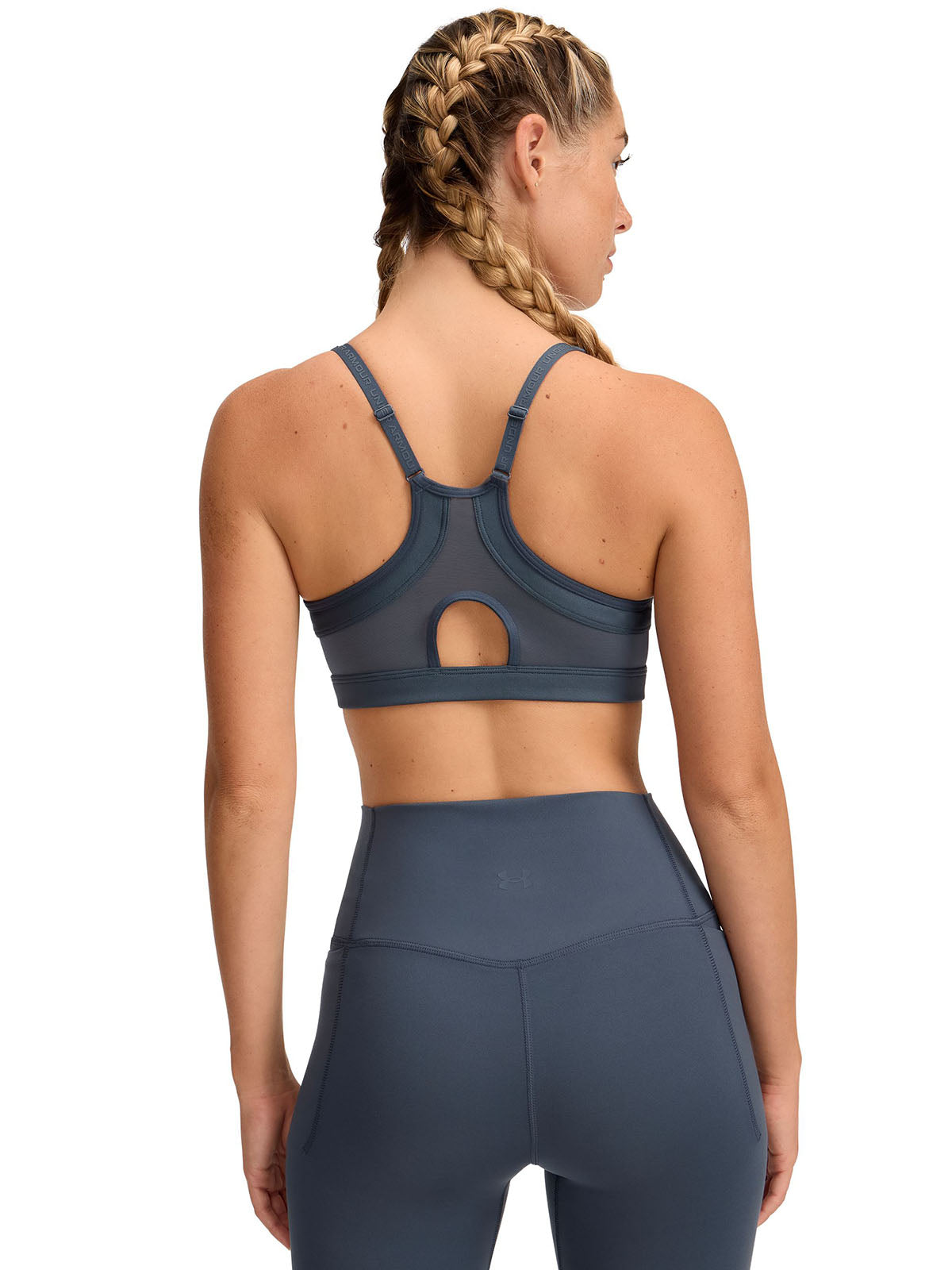 Sostén deportivo Under Armour infinity 2.0 low gris para mujer