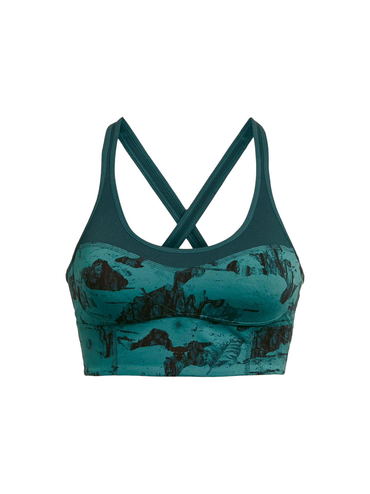 Sostén deportivo UA Project Rock Infinity Let's Go para mujer