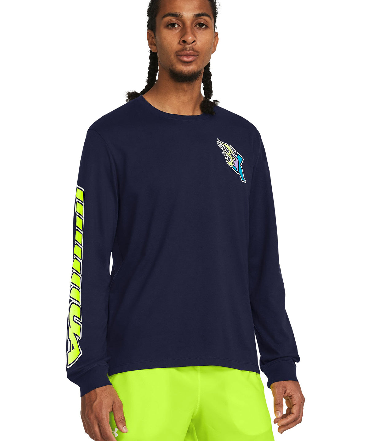 Polera manga larga UA Launch para hombre