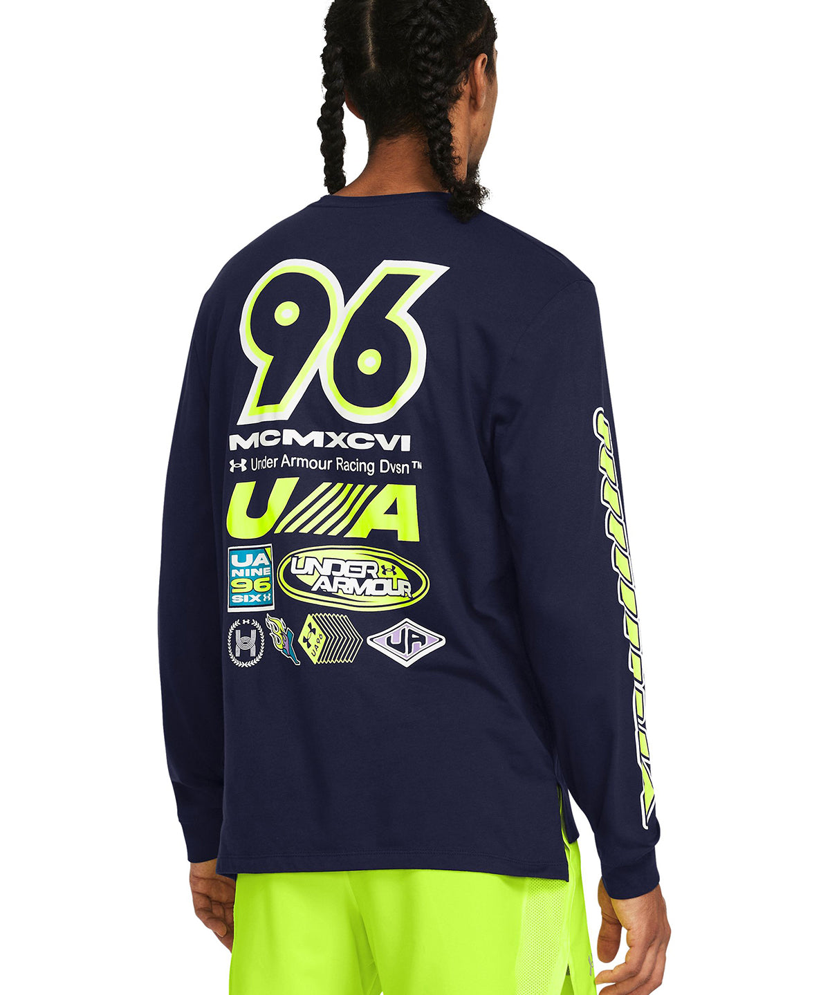 Polera manga larga UA Launch para hombre