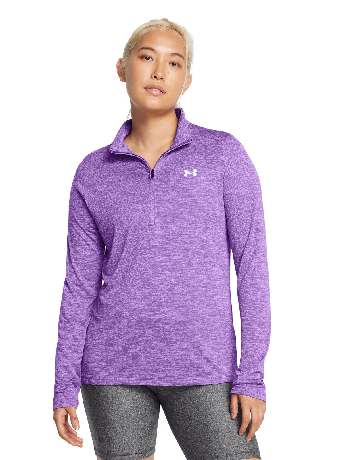 Polerón UA Tech¿ Twist ½ zip para mujer