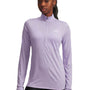 Polerón de entrenamiento para mujer Fleece UA Tech ½ Zip Morado Under Armour