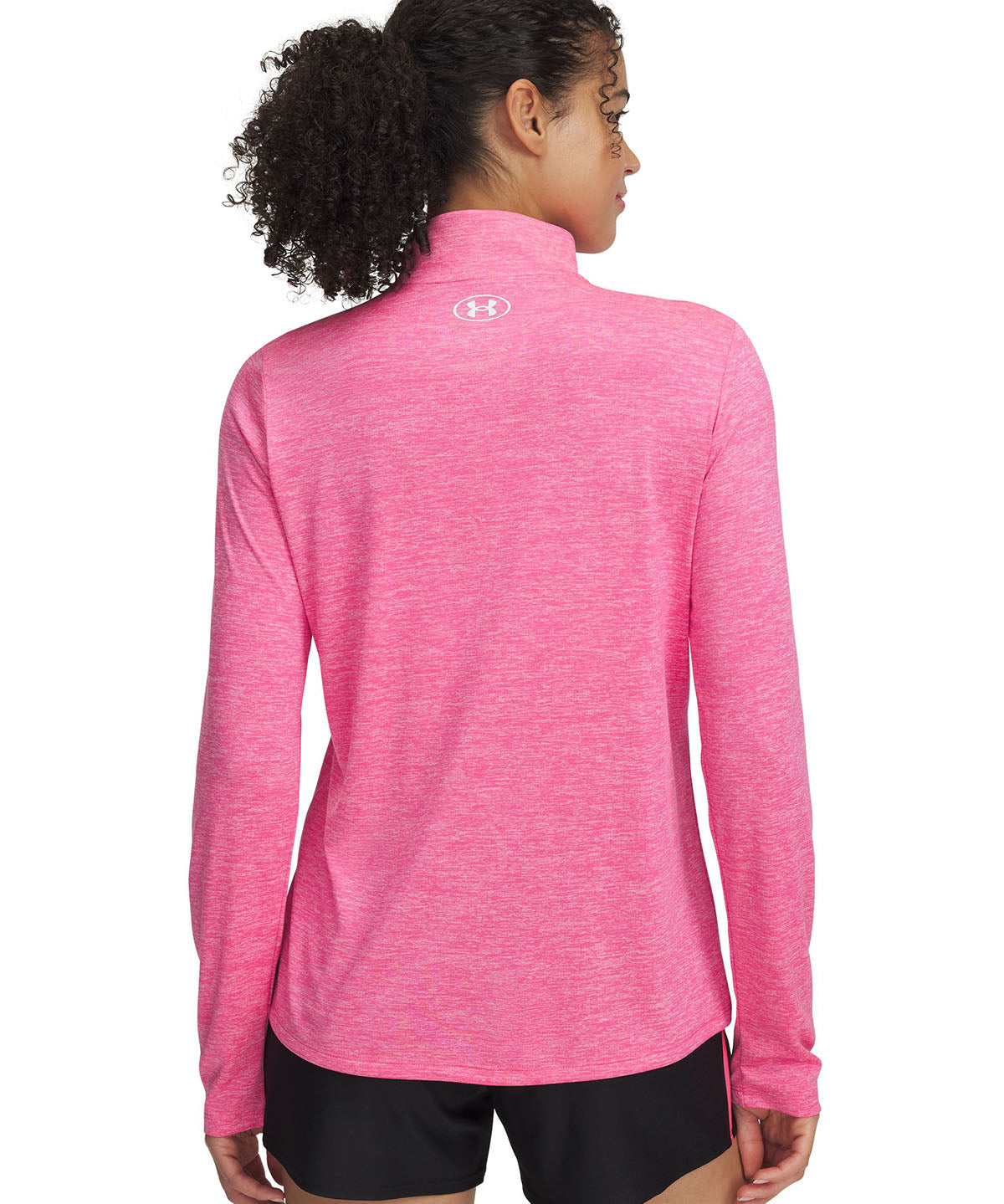 Polerón mujer Under Armour tech twist ½ cierre rosado