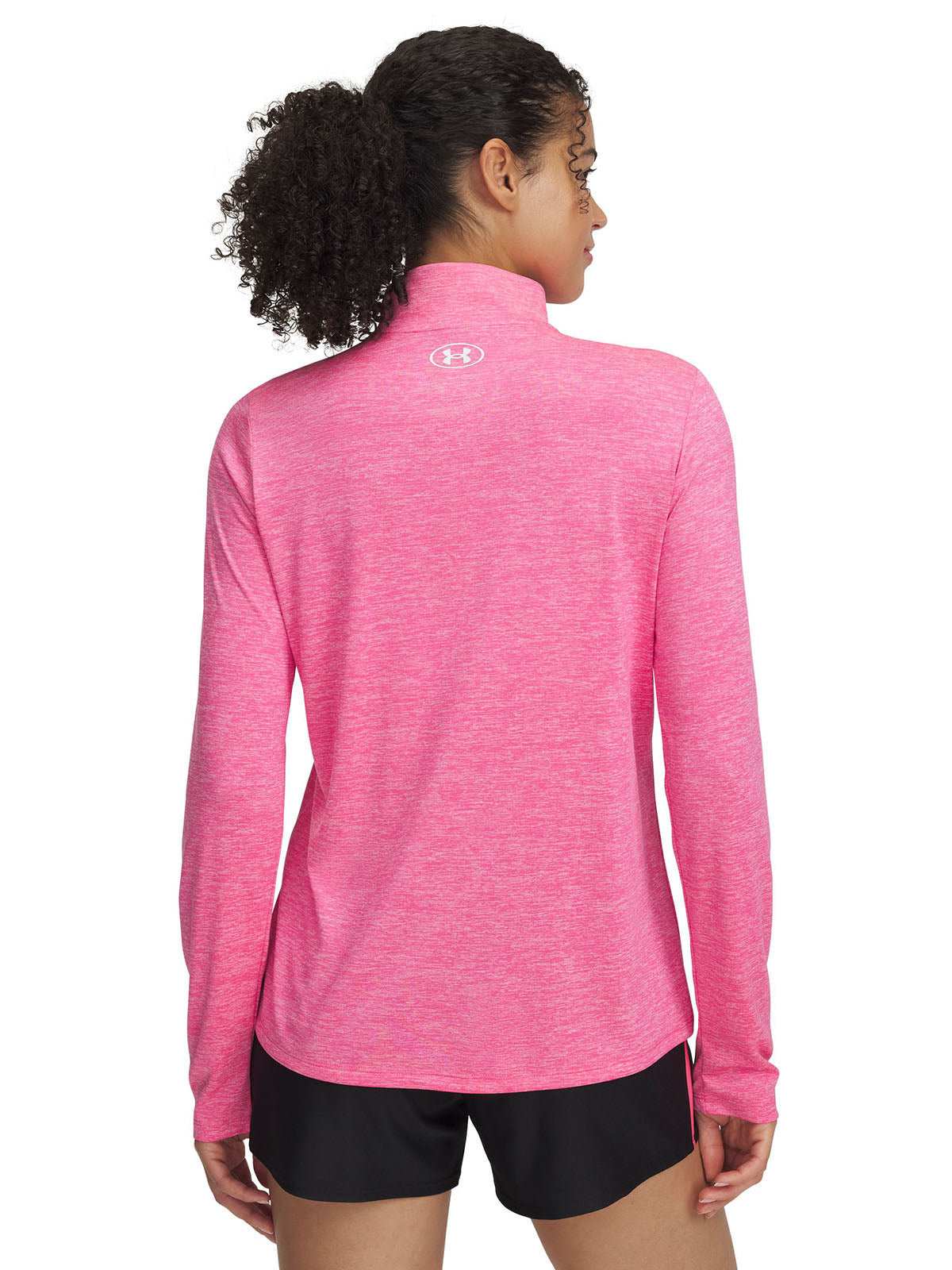 Polerón mujer Under Armour tech twist ½ cierre rosado