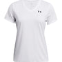 Polera manga corta Under Armour tech blanco para mujer