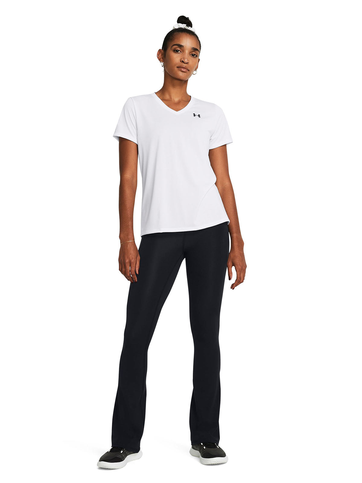 Polera manga corta Under Armour tech blanco para mujer