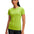 Polera manga corta de entrenamiento para mujer Tech Twist verde Under Armour