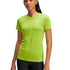 Polera manga corta de entrenamiento para mujer Tech Twist verde Under Armour