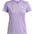 Polera manga corta de entrenamiento para mujer Tech Twist morado Under Armour
