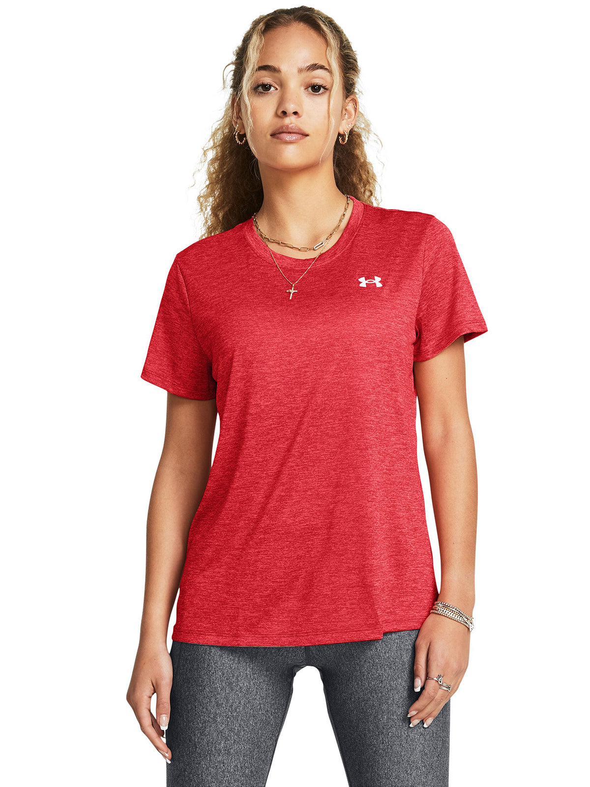 Polera manga corta UA Tech¿ Twist para mujer