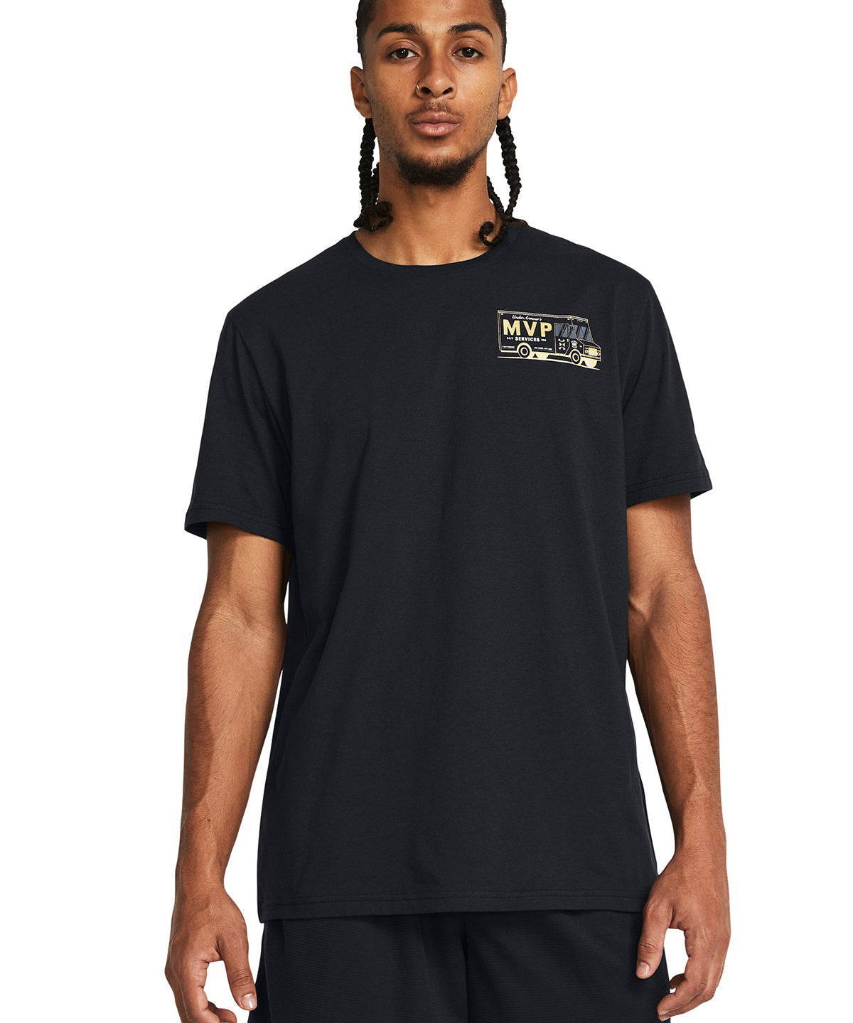 Polera manga corta UA MVP Services para hombre