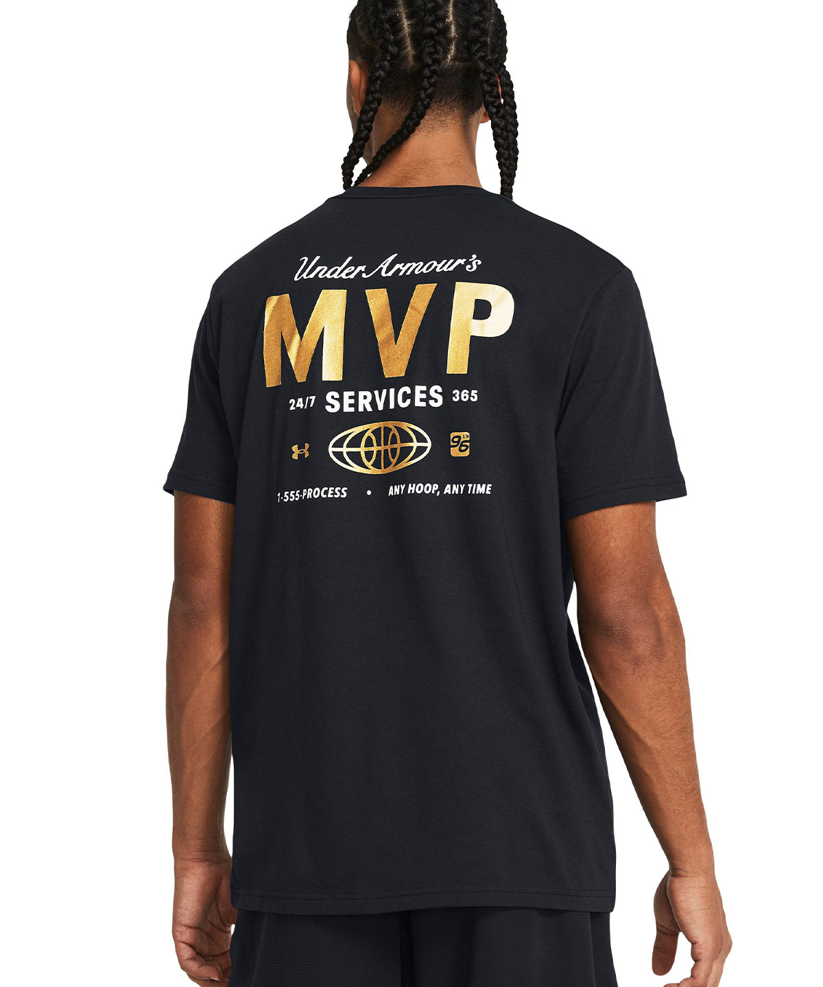 Polera manga corta UA MVP Services para hombre