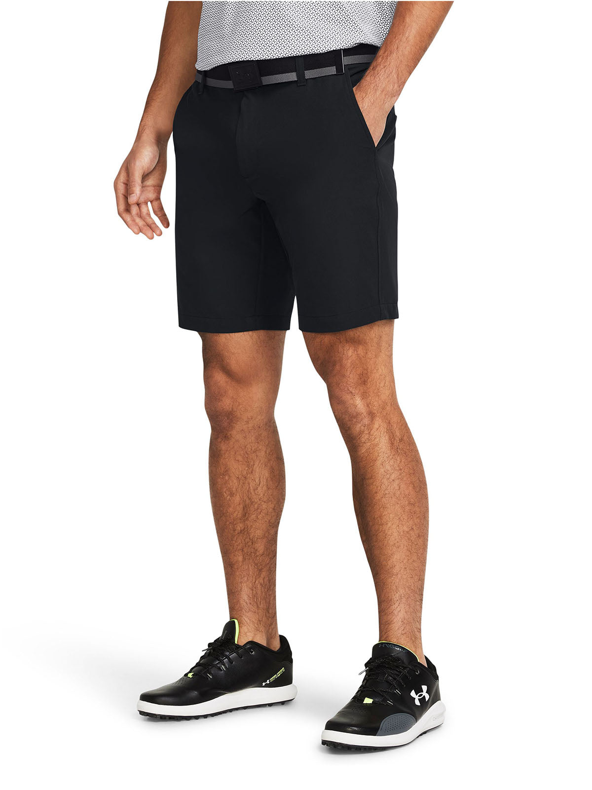 Shorts UA Drive Tapered negro para hombre