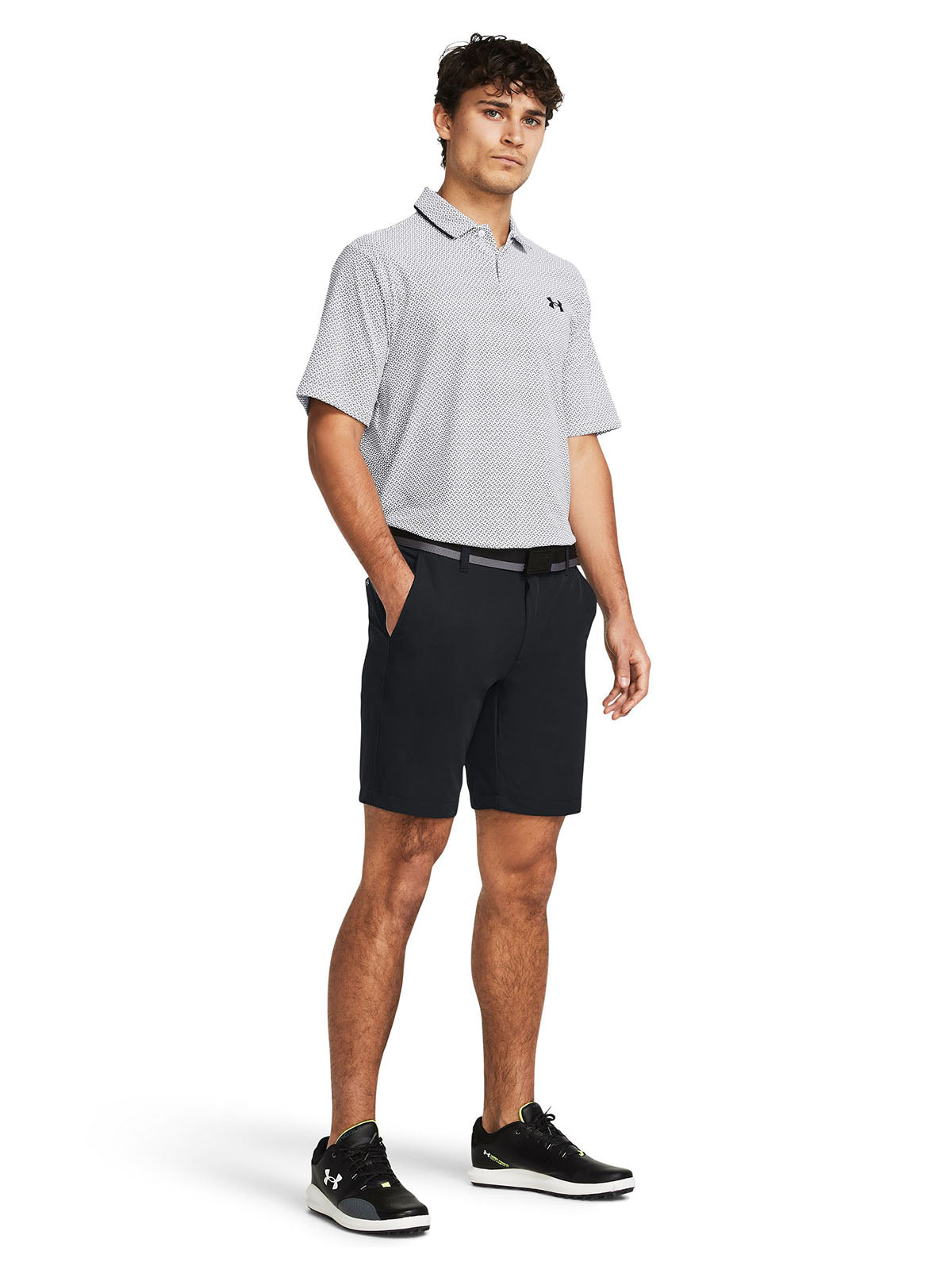 Shorts UA Drive Tapered negro para hombre