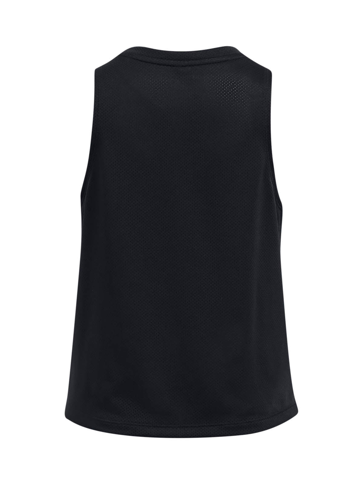 Polera sin mangas de malla UA Tech¿ para niña