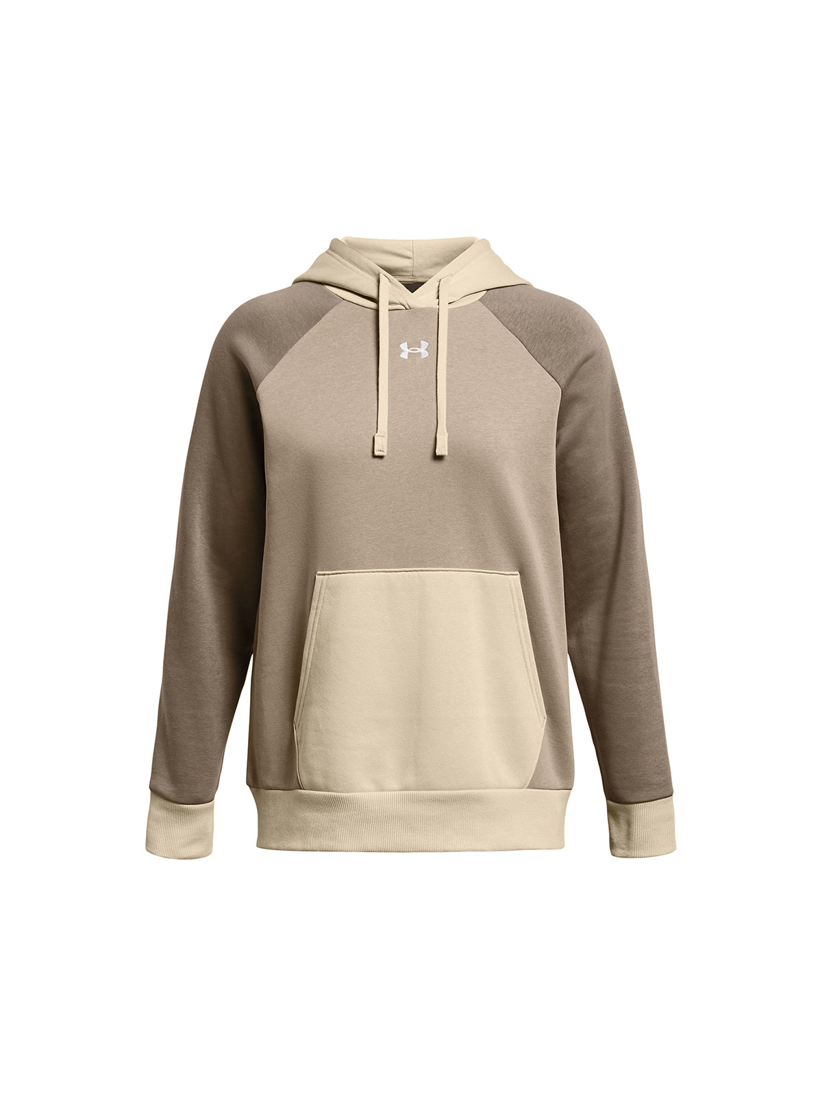 Polerón UA Rival Fleece Colorblock para mujer
