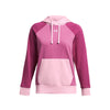 Polerón UA Rival Fleece Colorblock para mujer