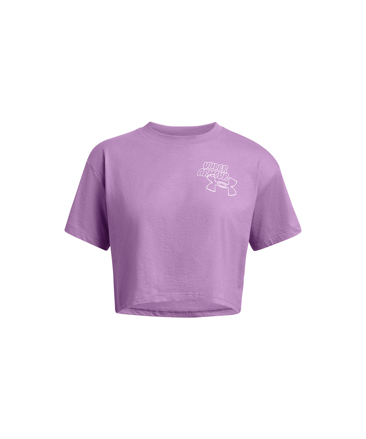 Polera manga corta UA Bubble Script para mujer