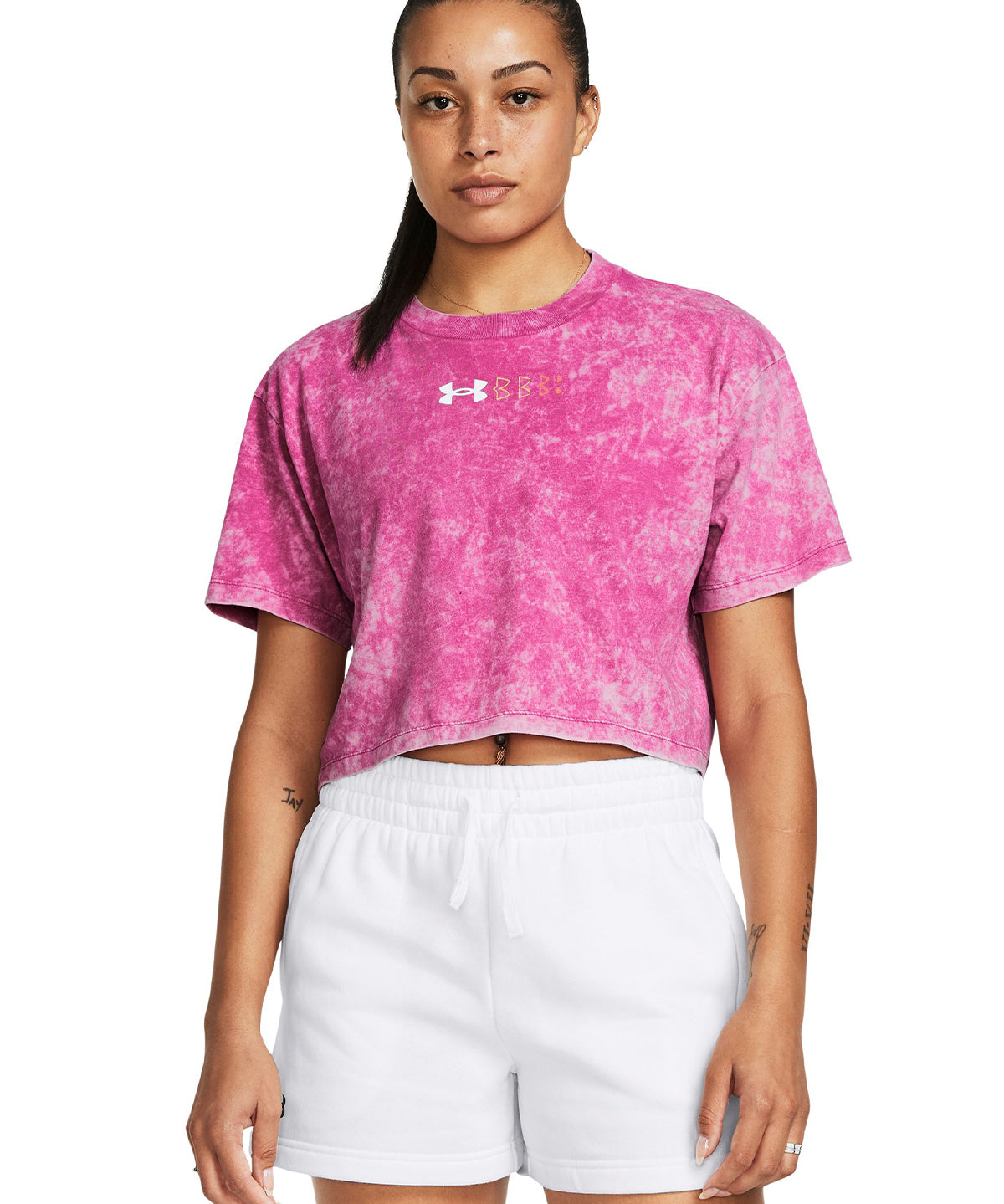 Polera manga corta UA Repeat para mujer