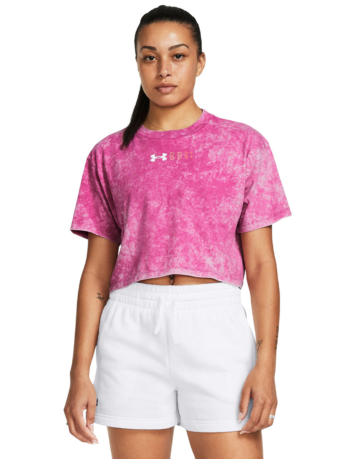 Polera manga corta UA Repeat para mujer