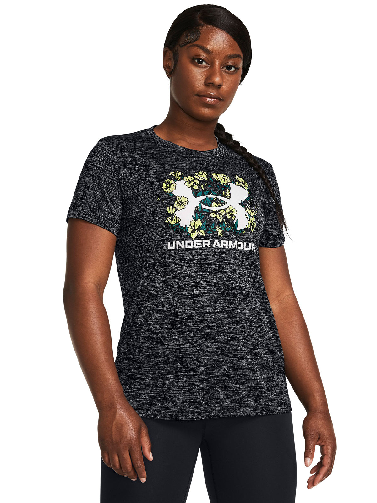 Polera manga corta UA Tech¿ Twist Flower para mujer