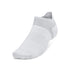Calcetín unisex Under Armour armourdry® run lite 3-pack no show blanco