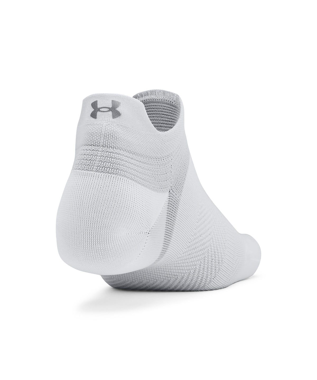 Calcetín unisex Under Armour armourdry® run lite 3-pack no show blanco