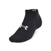 Calcetines unisex Under Armour essential low pack negro de 6