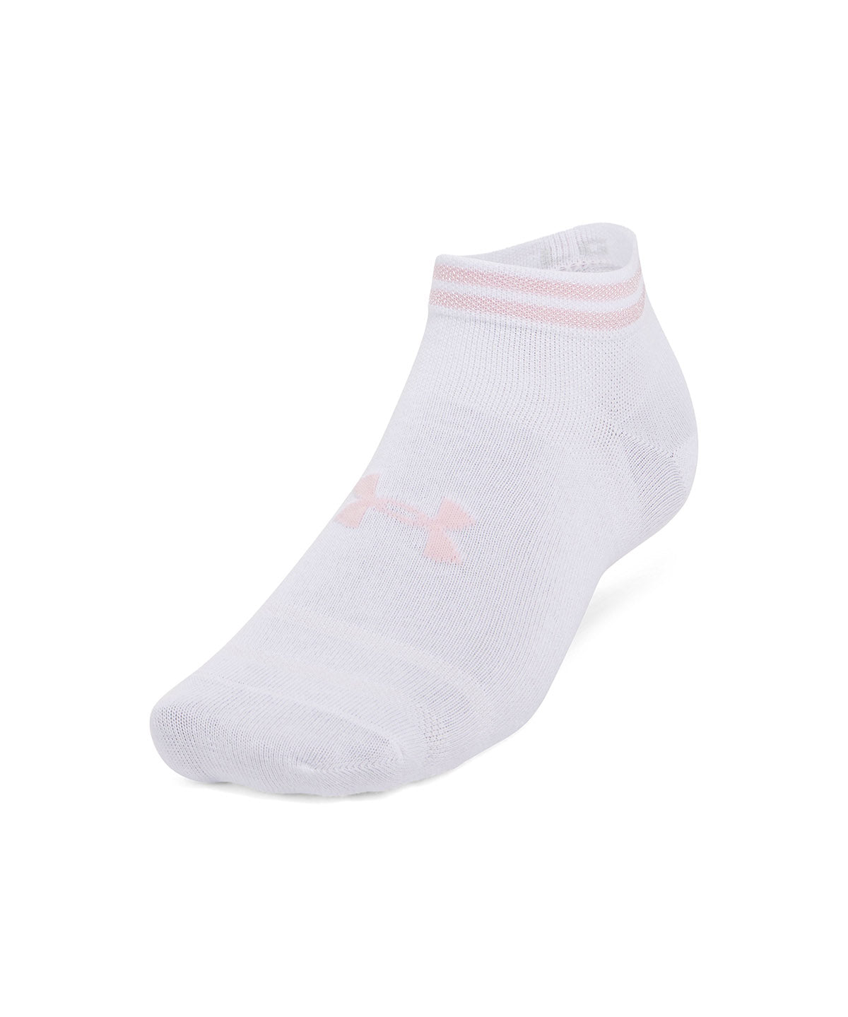 Calcetines unisex Under Armour essential low pack de 6 blanco
