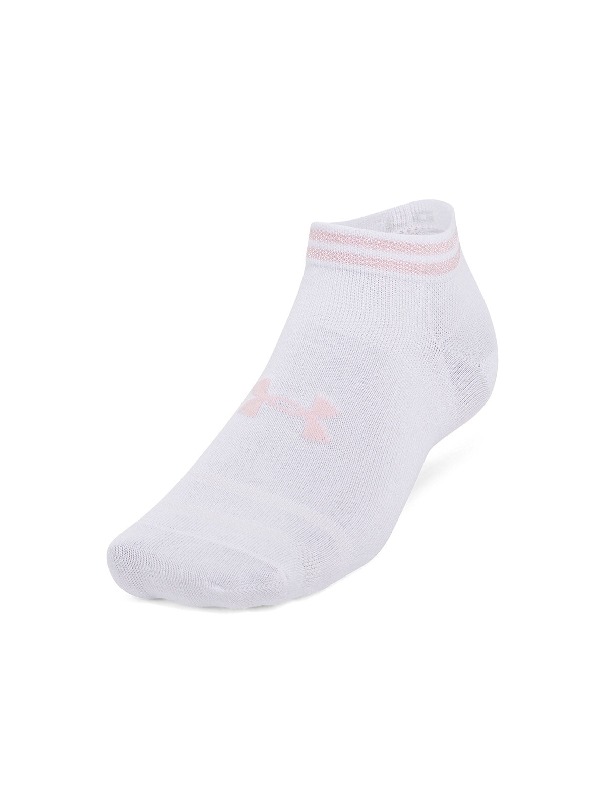 Calcetines unisex Under Armour essential low pack de 6 blanco