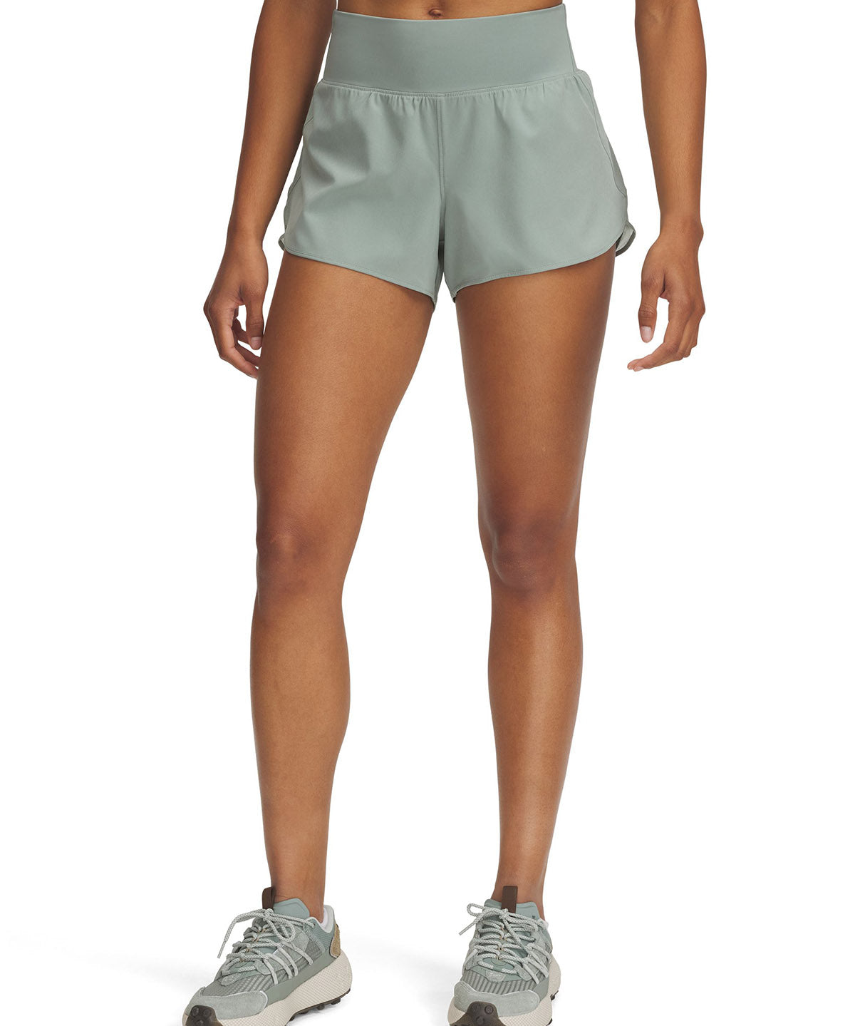 Shorts Under Armour launch pro verde para mujer