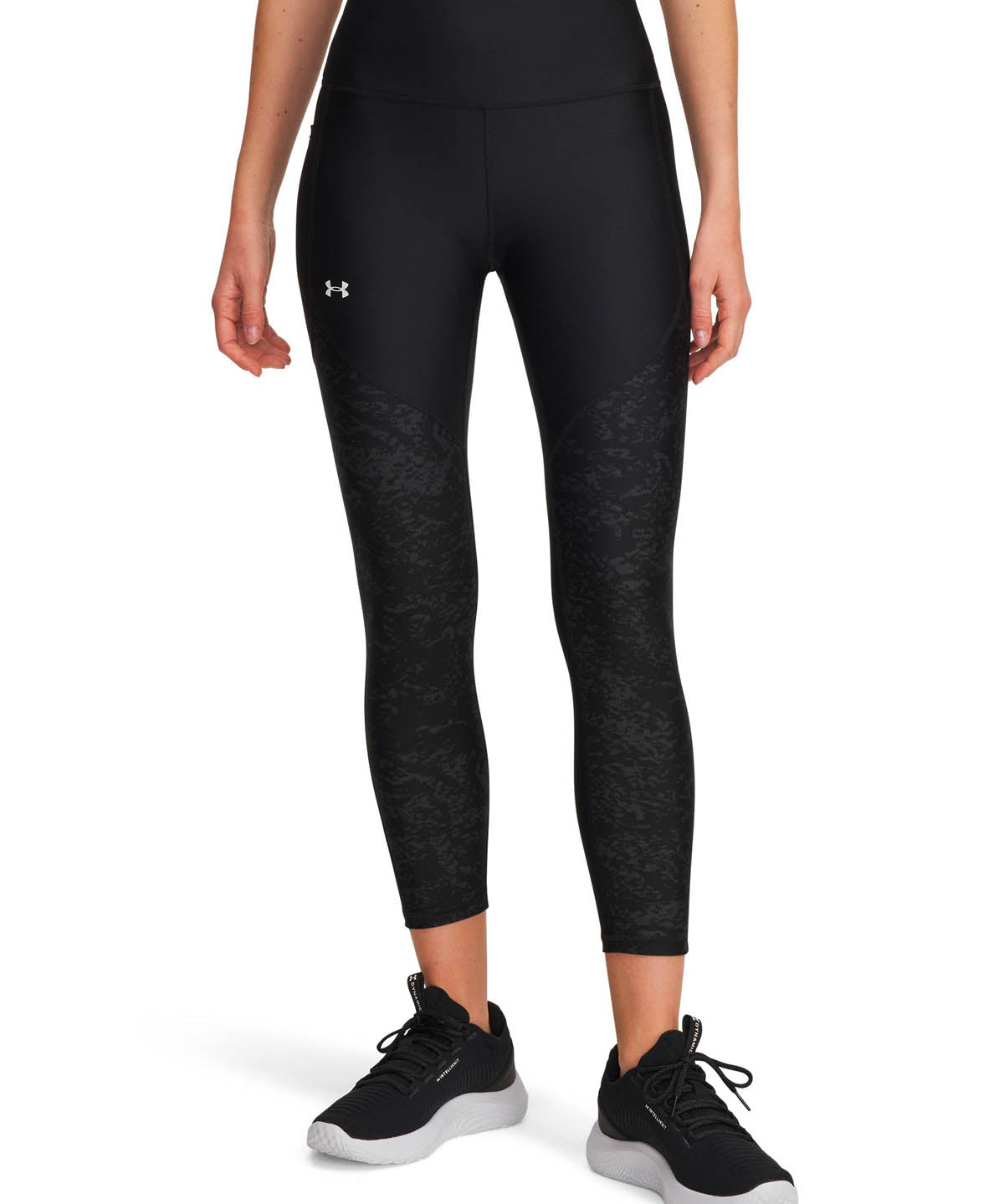 Calza de entrenamiento para mujer Tech Printed Panel Negro Under Armour