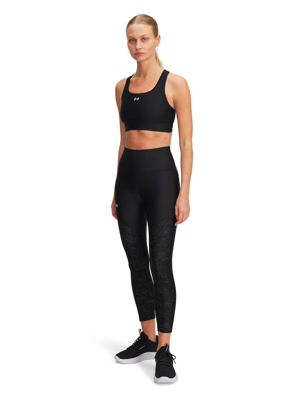 Calza de entrenamiento para mujer Tech Printed Panel Negro Under Armour