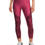 Calza de entrenamiento para mujer Tech Printed Panel Rojo Under Armour