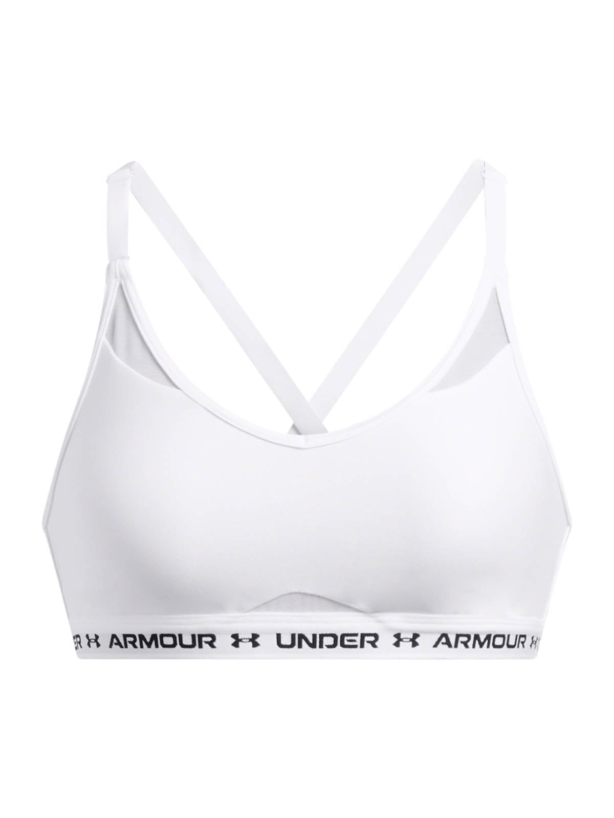 Sostén deportivo Under Armour crossback low blanco para mujer