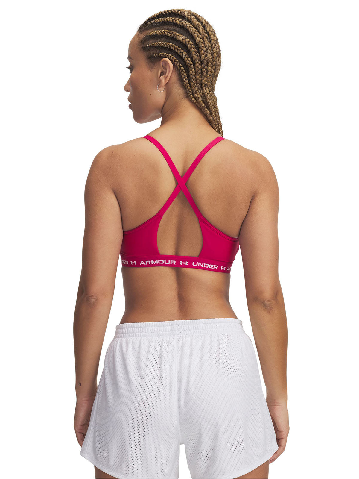 Sostén deportivo Under Armour crossback low morado para mujer