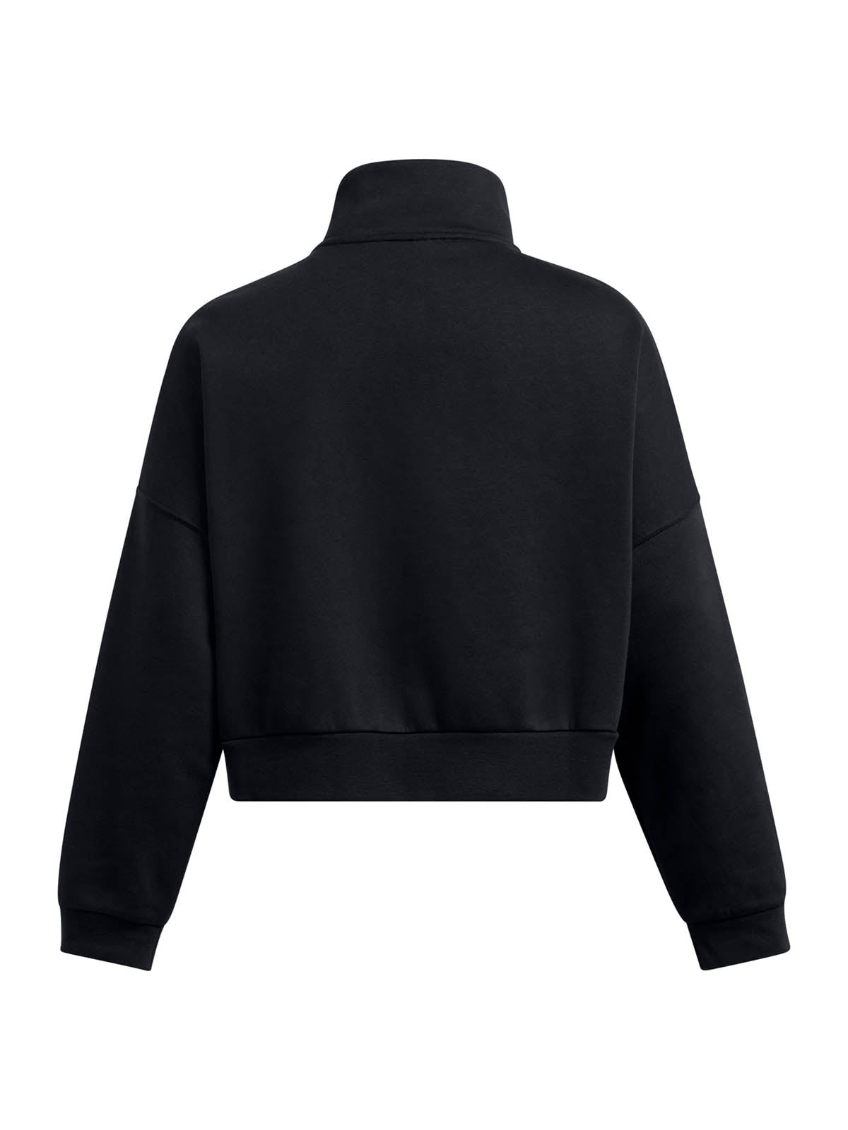 Polerón Lifestyle para mujer Icon Fleece Oversized ½ Zip negro Under Armour