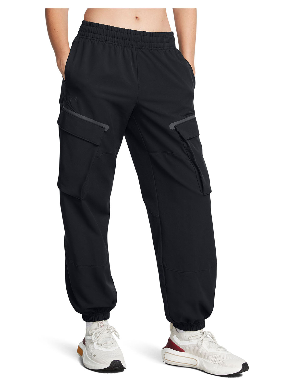 Pantalón Under Armour Unstoppable cargo negro para mujer