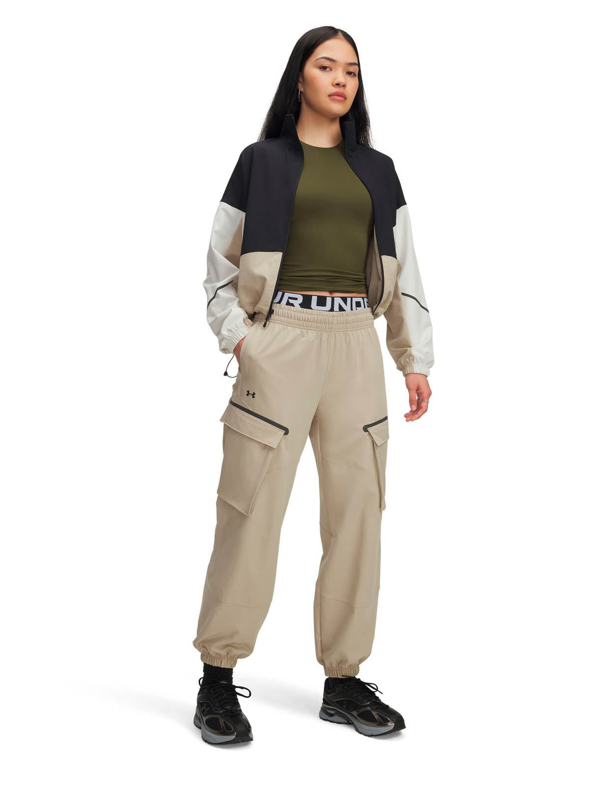 Pantalón Lifestyle para mujer Unstoppable Cargo cafe Under Armour