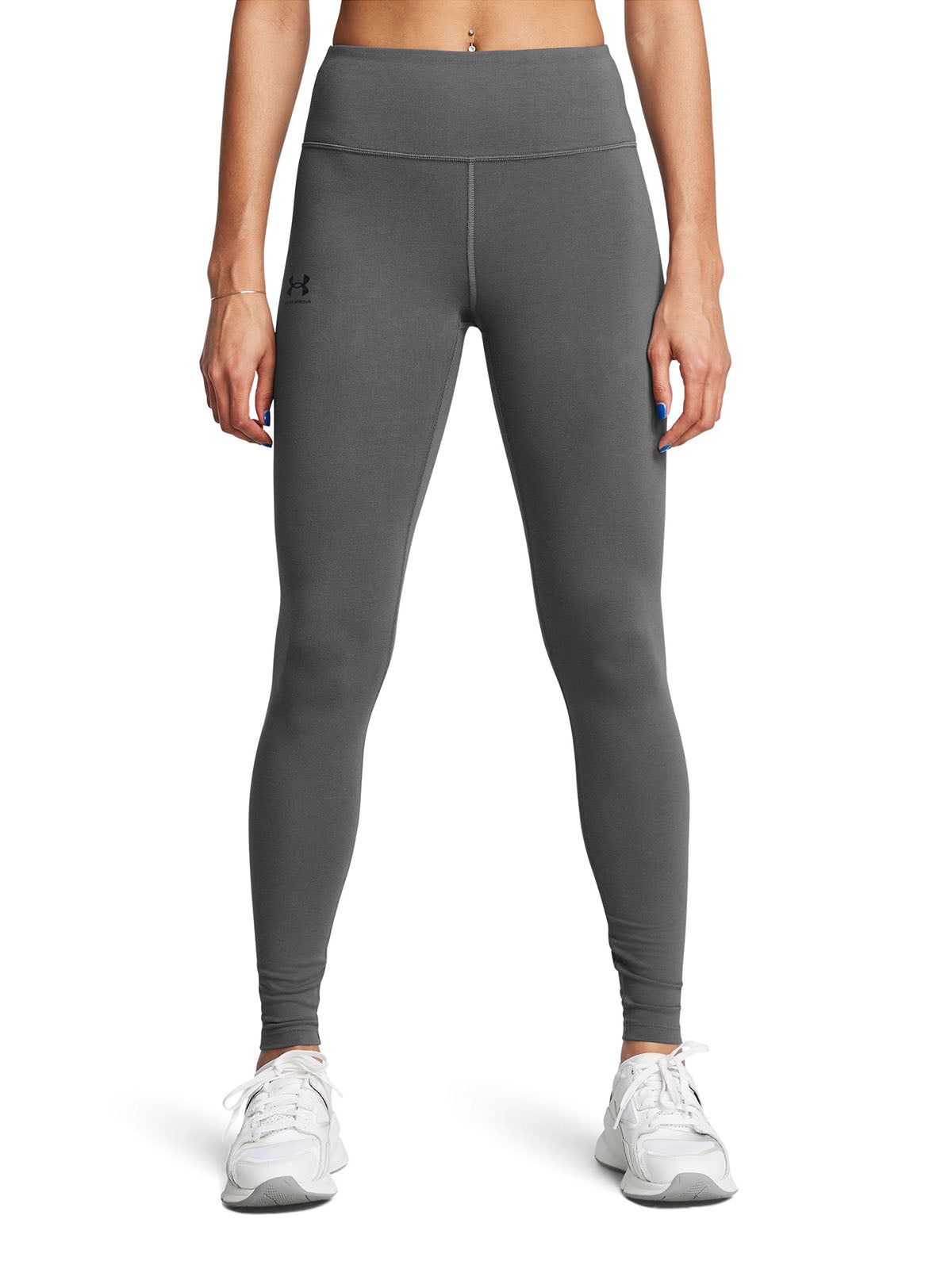 Calzas Under Armour Rival gris para mujer