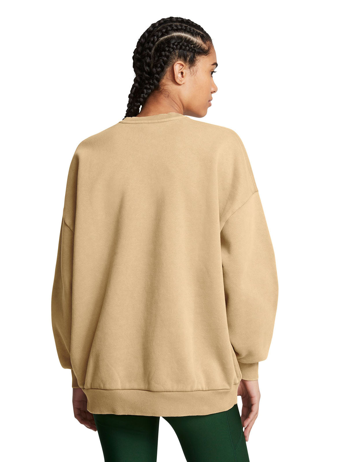 Polerón Oversize UA Icon Fleece para mujer