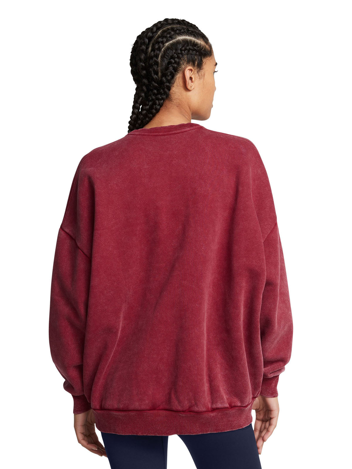 Polerón Oversize UA Icon Fleece para mujer
