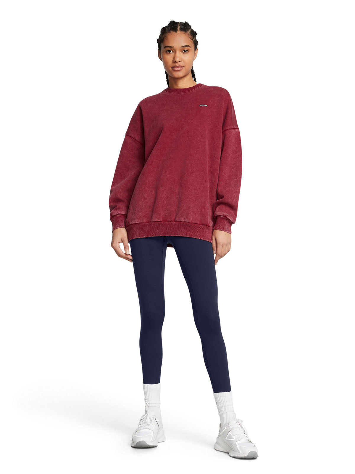 Polerón Oversize UA Icon Fleece para mujer