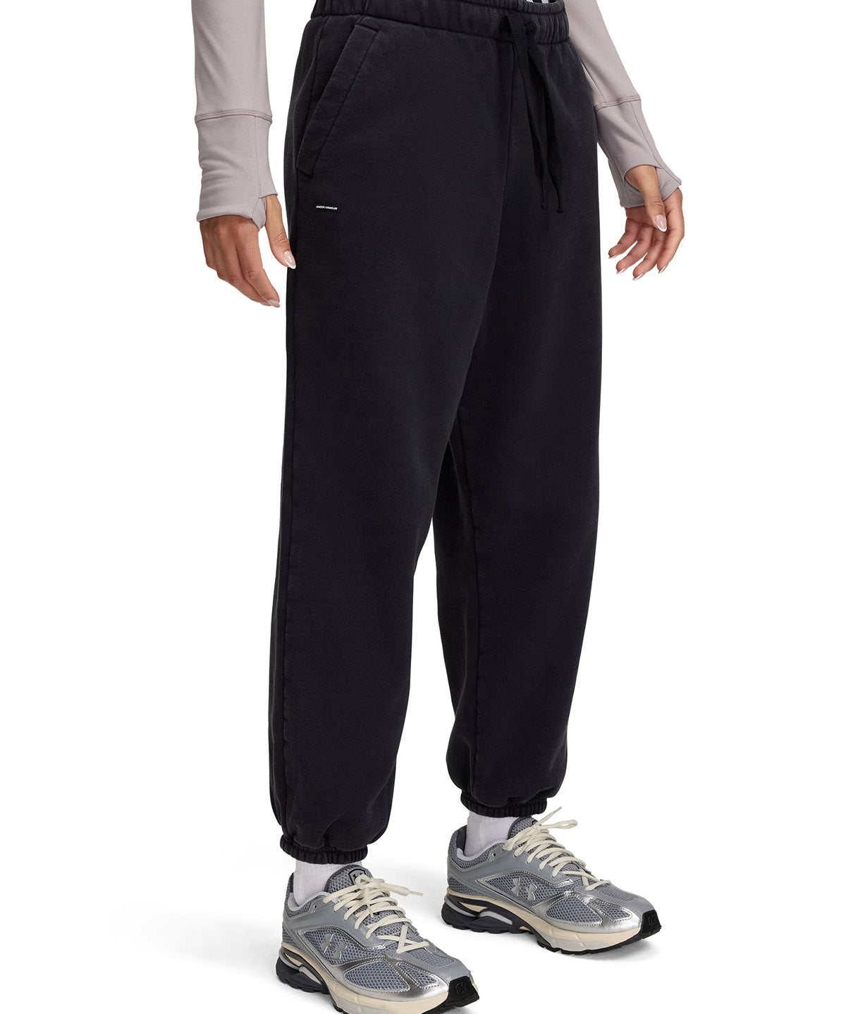 Pantalones Oversize UA Icon Fleece para mujer