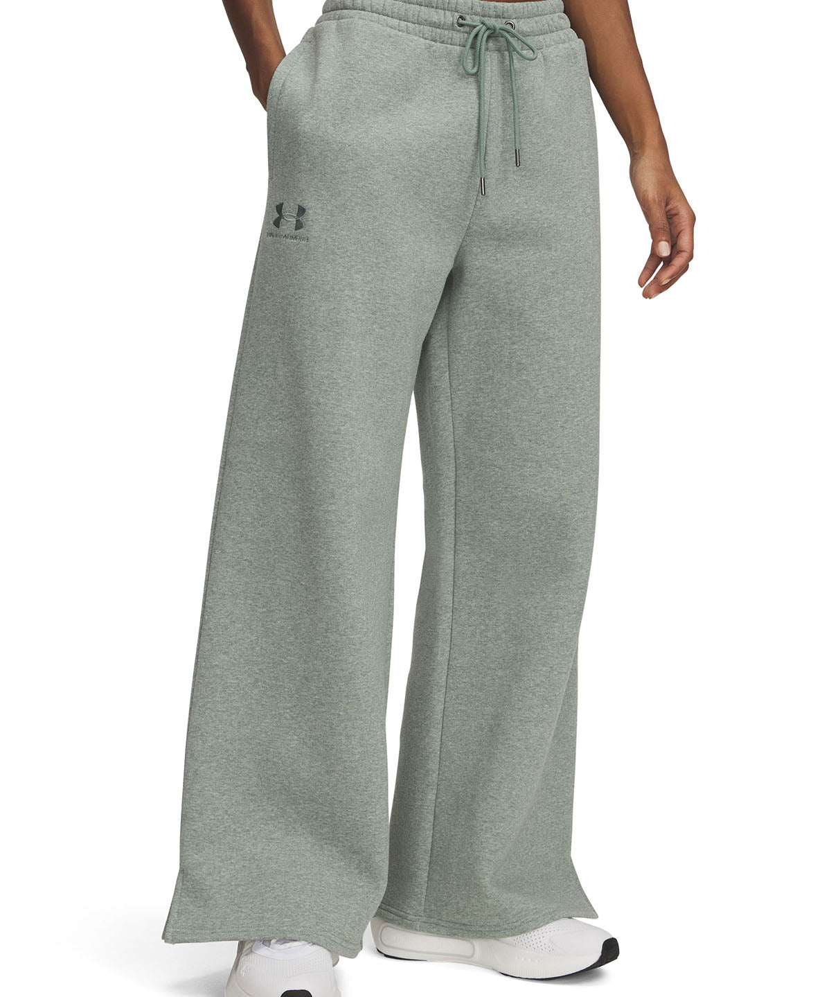 Pantalón Under Armour Icon fleece verde de mujer