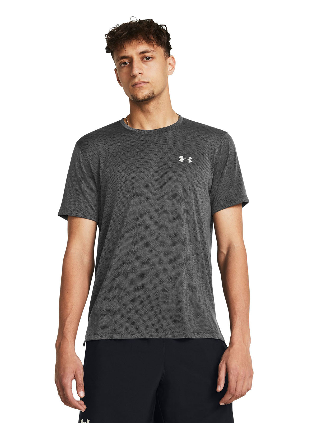 Polera manga corta UA Launch Camo para hombre